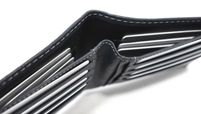 プレリー ELLE HOMME(エルオム) シープ 二つ折り財布(小銭入れ無) 1個