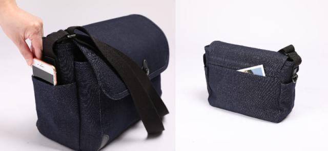 衣川産業 ステッチオン 豊岡製 オーガニックコットン帆布 横型