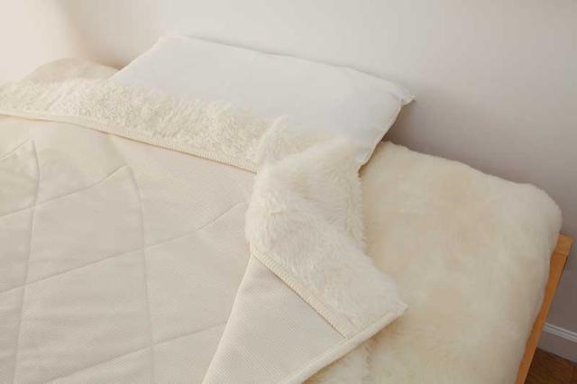 タクトコーポレーション メリノン 羊敷き毛布 シングル