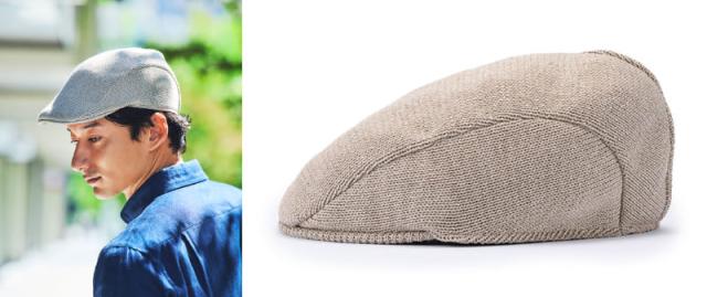 ビスポーク 岡本帽子 美濃和紙 ニットハンチング OK-001 1個の通販はau