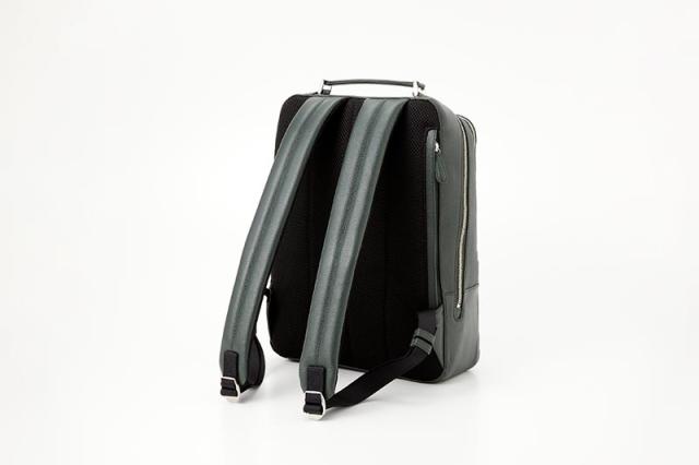  平野 ハミルトン 牛革2ルーム式リュック B4対応
