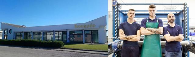 ビスポーク ミラグロ 伊・ボナウド社 パルメラートゴート 二つ折り財布