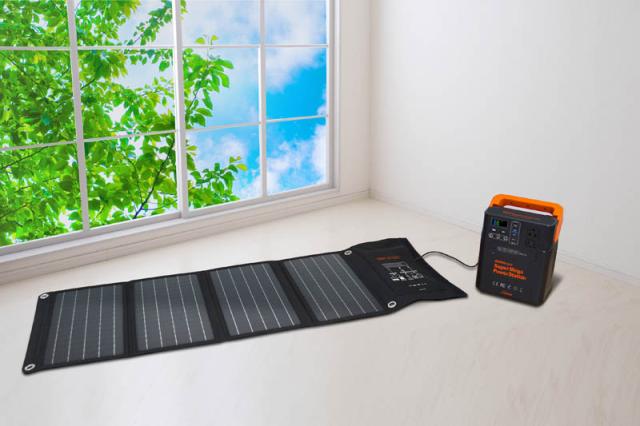 メテックス EVERBright スーパーメガパワーステーション＆40Wソーラーパネルセット 1セット