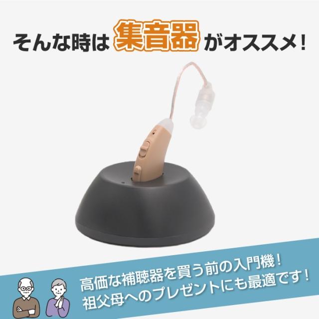 ファミリー・ライフ 充電式楽らく耳かけ集音器「イヤーフレンド」ポーチ付き 2個セット