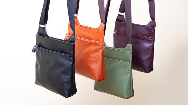 小田清 豊岡工房 軽量 牛革ボディショルダー