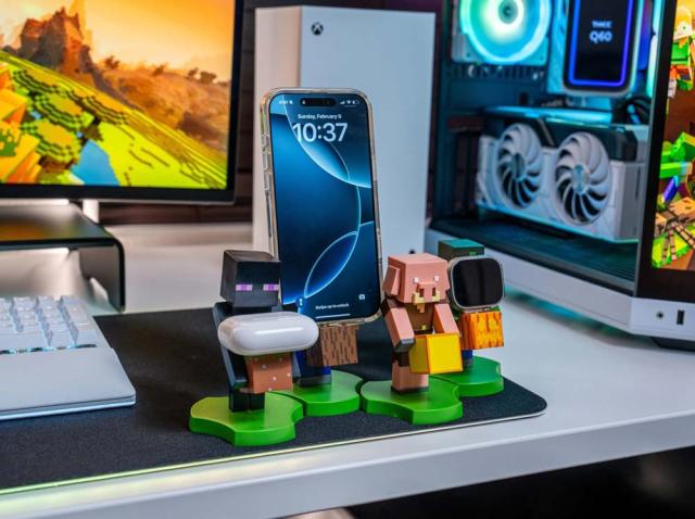 【Minecraft】”エンダーマン” ミニ・ケーブルガイズ コントローラ＆スマホスタンド