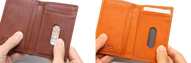 祥力 革職人 レザーファクトリー デュアルライン レシートが入るパスケース DU007