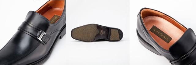 金谷製靴 KANEKA 日本製 牛革ビジネスシューズ ベルト 4E 5010