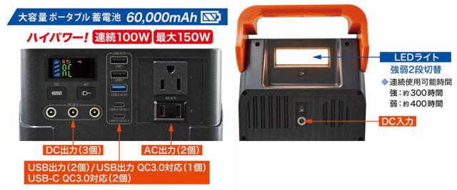 メテックス EVERBright スーパーメガパワーバンク SSBSMPB