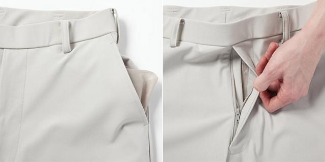 有木 風抜けるメンズスラックス