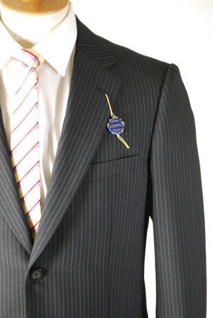 夏用 チャコールグレーのドーメルスーツ 衿巾8cm〜8.4cm RM352 サイズA6 AB7 BB5 シングル 2B1掛け パンツ裾未処理 メンズ 紳士 サマーフォーマル ビジネススーツ オフィス