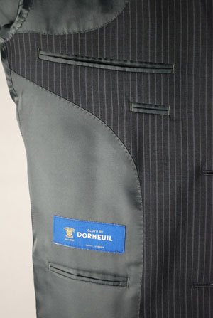 夏用 チャコールグレーのドーメルスーツ 【衿巾8cm〜8.4cm】：RM353【A体6・AB体6・AB体7】シングル【2B×1掛け★パンツ裾未処理】メンズ 紳士 サマーフォーマル ビジネススーツ オフィス