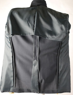 夏用 チャコールグレーのドーメルスーツ 【衿巾8cm〜8.4cm】：RM353【A体6・AB体6・AB体7】シングル【2B×1掛け★パンツ裾未処理】メンズ 紳士 サマーフォーマル ビジネススーツ オフィス