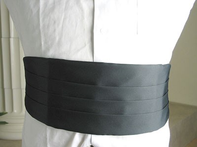 カマーバンド（ブラック）