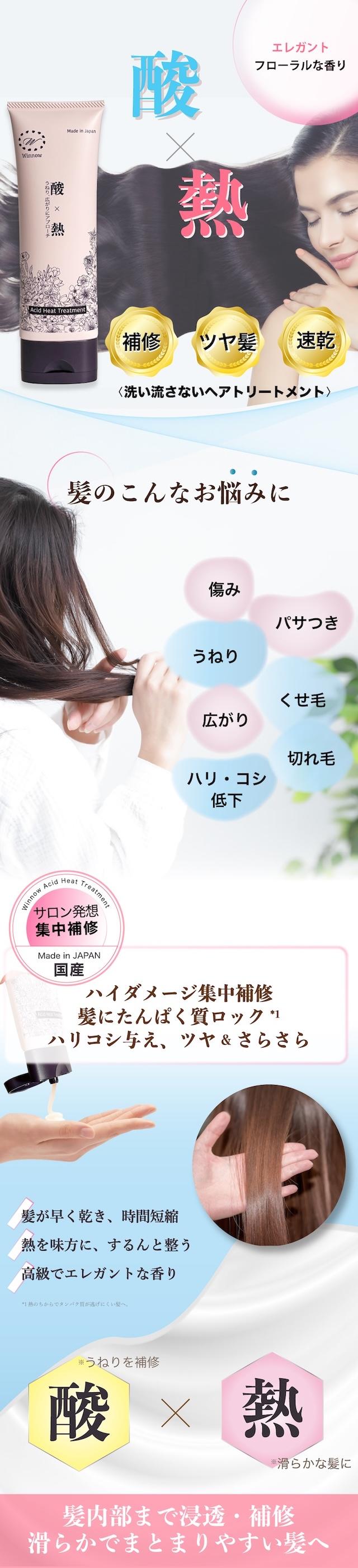 商品「ウィノウ酸熱トリートメント」の商品説明画像が表示させれる予定