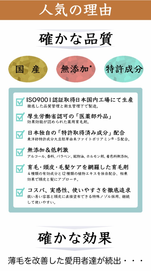 商品Spring薬用育毛エッセンスの商品説明画像が表示させれる予定