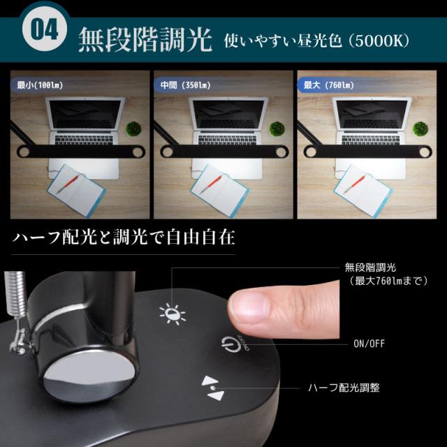 デスクライト 送料無料 デスクランプ LEDデスクライト スタンドランプ おしゃれ 電気スタンド