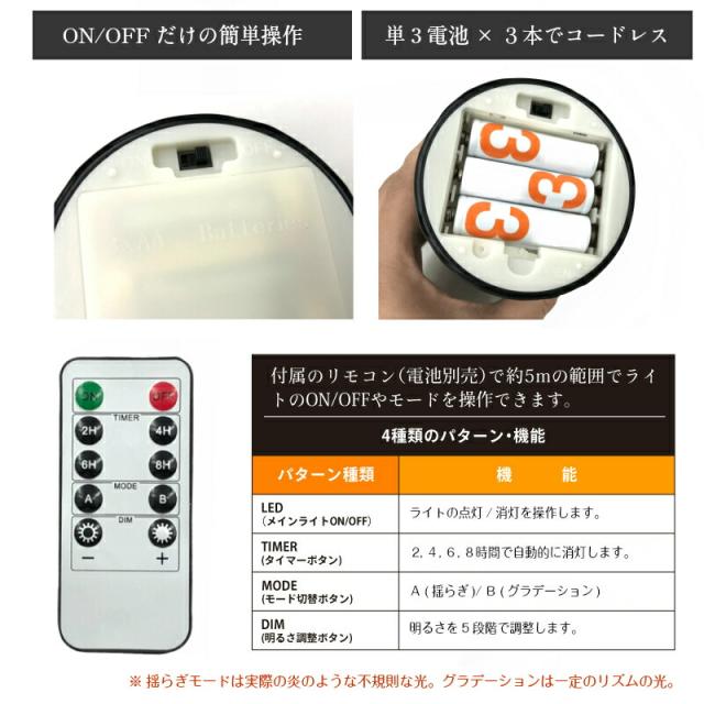 LEDキャンドルライト