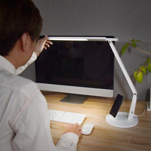 デスクライト LED デスクスタンド 電気スタンド スタンドライト おしゃれ ledライト クランプ