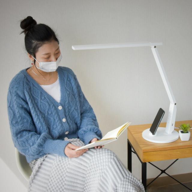 デスクライト LED デスクスタンド 電気スタンド スタンドライト おしゃれ ledライト クランプ