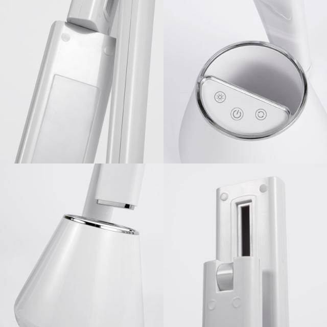 デスクライト ペン立て付 LED 省スペース型 調光 調色 JIS規格