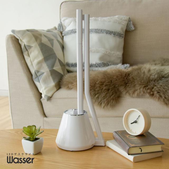 デスクライト ペン立て付 LED 省スペース型 調光 調色 JIS規格