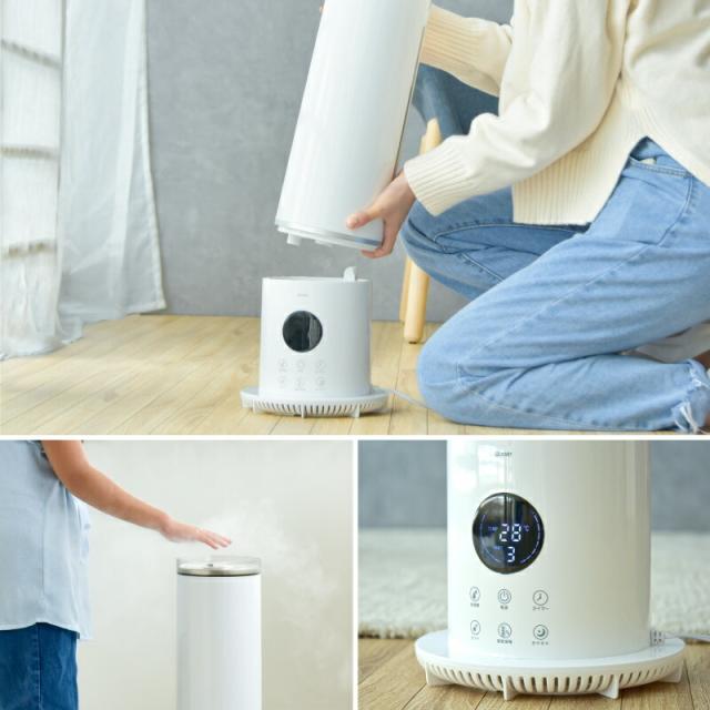 加湿器 超音波 6L おしゃれ 床置き 上からの給水