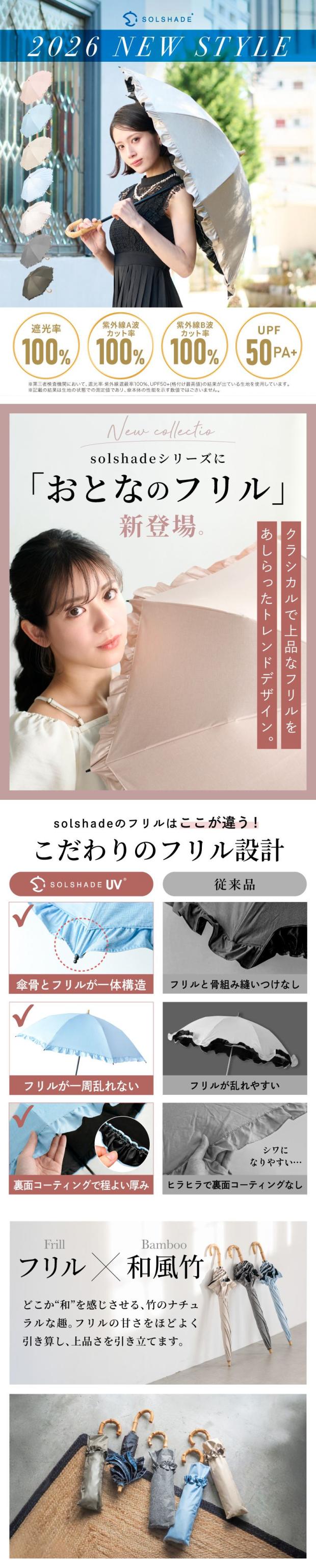 日傘 折りたたみ