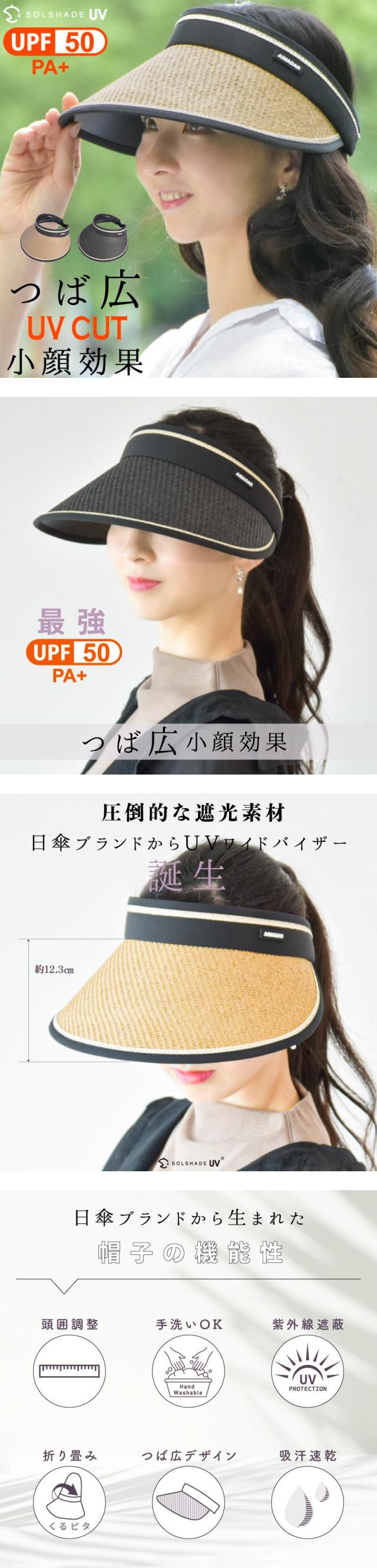 帽子 UVカット ハット 日よけ レディース 日焼け防止