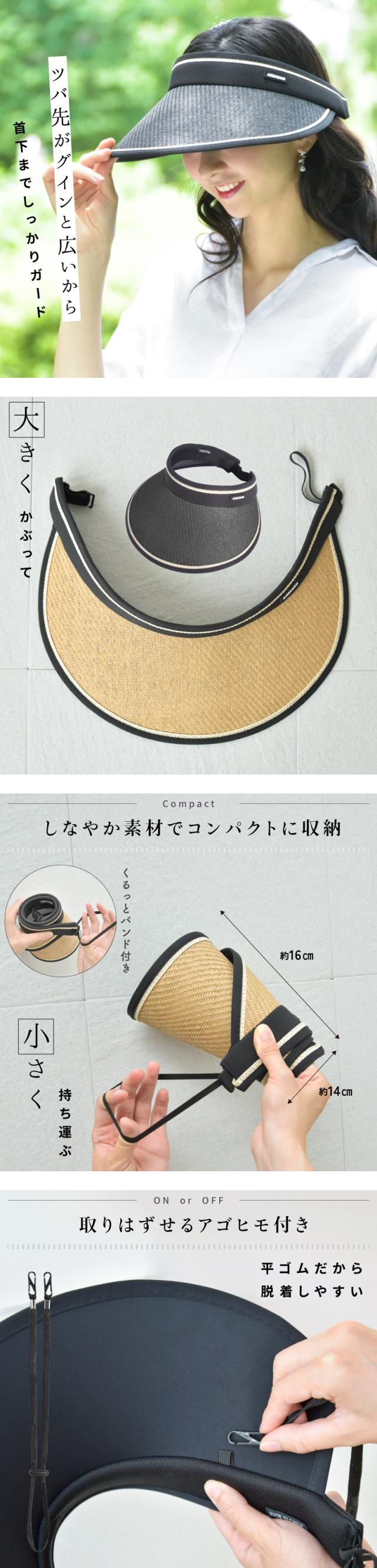 帽子 UVカット ハット 日よけ レディース 日焼け防止
