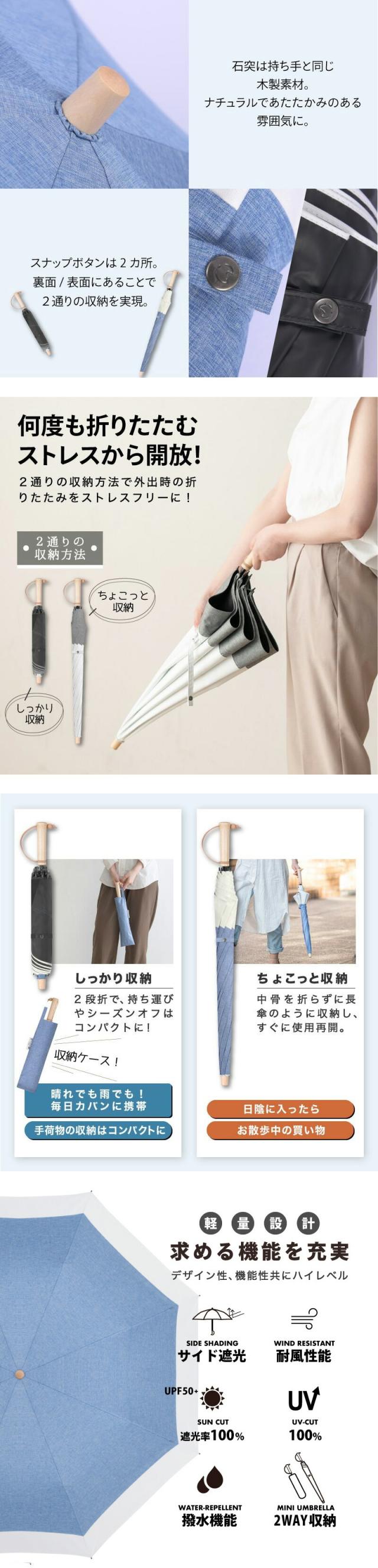 日傘 折りたたみ