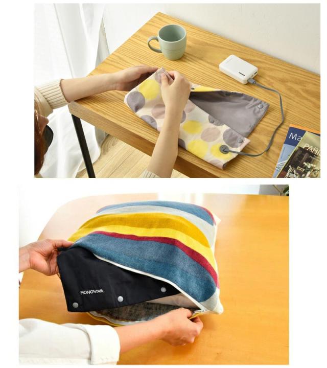 enetanpo エネタンポ ホットマット ホットブランケット 湯たんぽ 膝掛け ネックウォーマー 床暖房