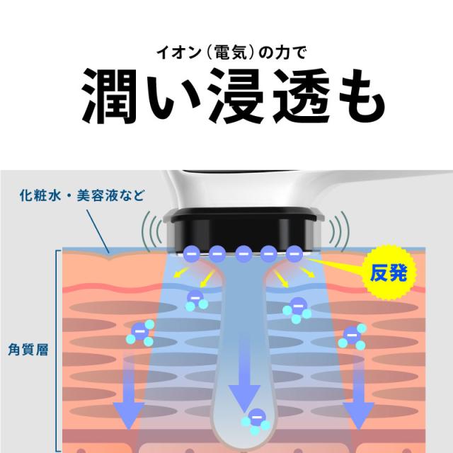 EMS美顔器 多機能美顔器 美顔器 EMS イオン導出 イオン導入 マイクロカレント
