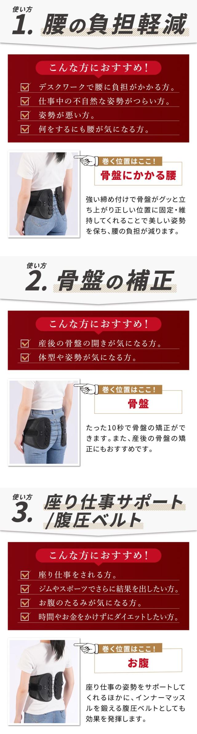 パワーズドクター MENS 腰痛ベルト