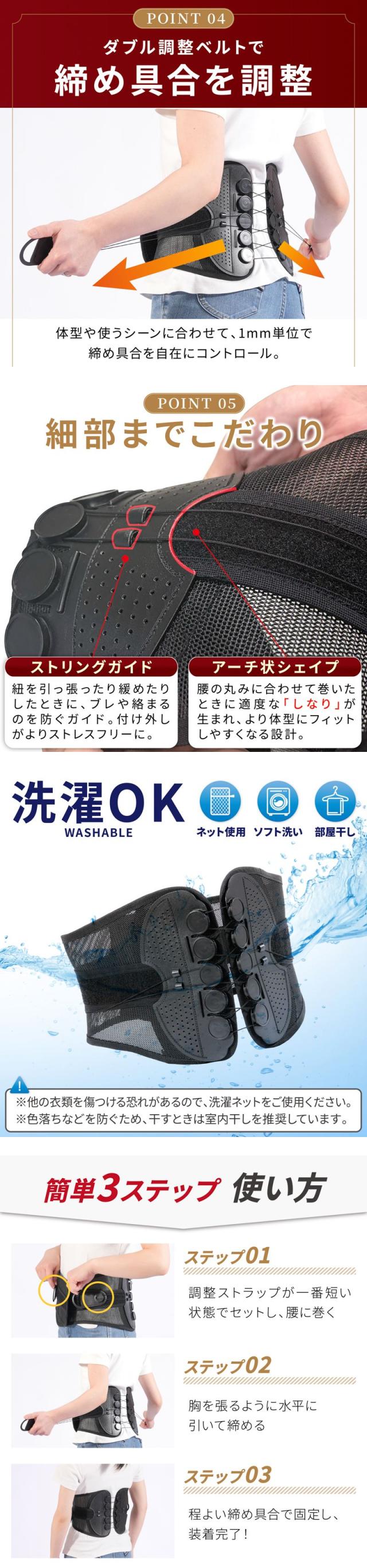 パワーズドクター MENS 腰痛ベルト