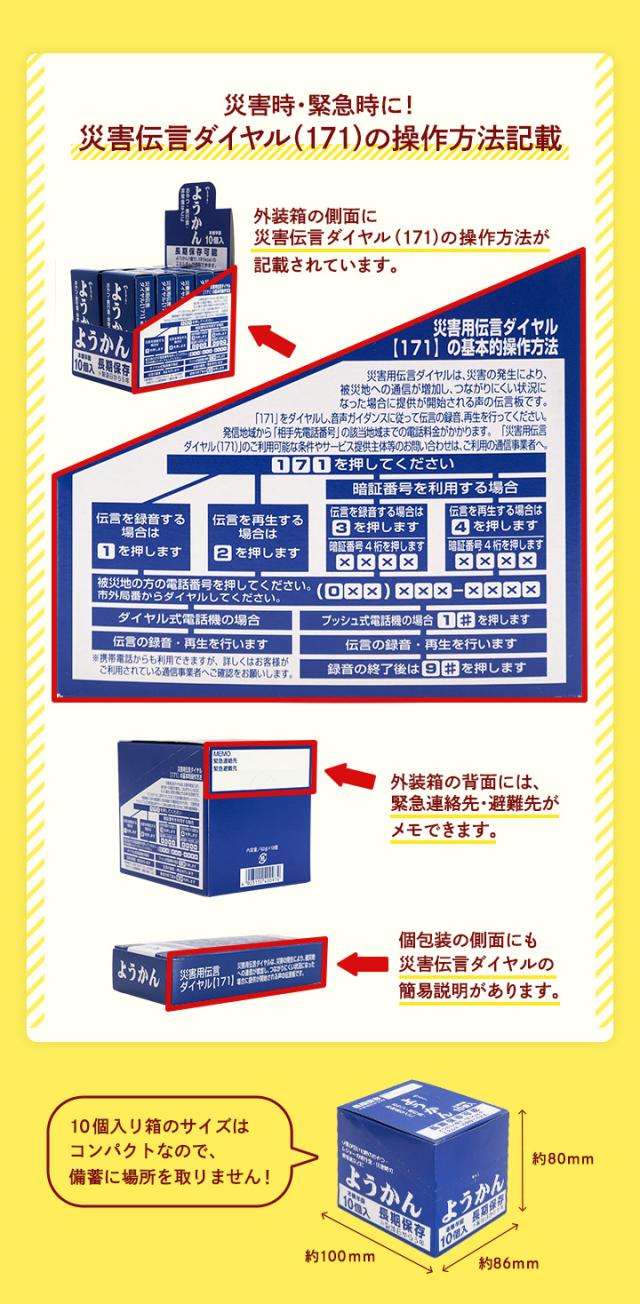長期保存ようかん