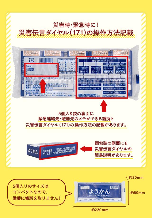 長期保存ようかん