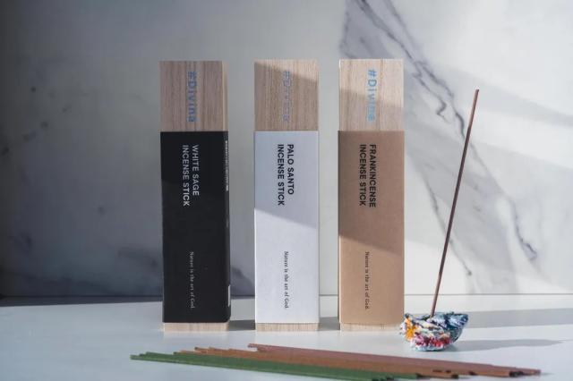 #Divina インセンス 3種比較画像 パロサント ホワイトセージ フランキンセンス