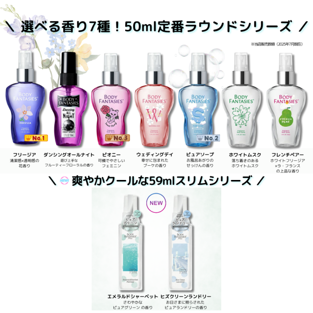ボディファンタジー 香り画像