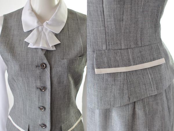 レディース 事務服 オフィス ビジネス 会社 企業 制服 ベストスーツ おしゃれ 5号-21号 スカート 日本製 仕事着 企業服 【AMZ】A270-6&370-17/B270-17&370-6/C268&368-6/D157&357-6/E260&360-2/F260&360-4/G216&316-1/H212-6&312-5(BL3F)