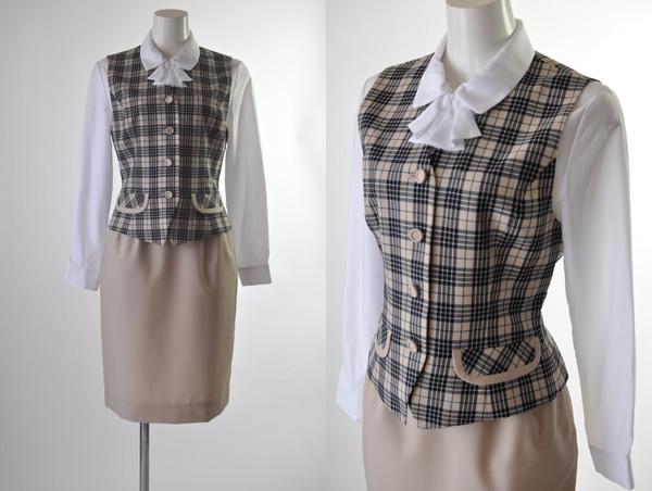 レディース 事務服 オフィス ビジネス 会社 企業 制服 ベストスーツ おしゃれ 5号-21号 スカート 日本製 仕事着 企業服 【AMZ】A270-6&370-17/B270-17&370-6/C268&368-6/D157&357-6/E260&360-2/F260&360-4/G216&316-1/H212-6&312-5(BL3F)