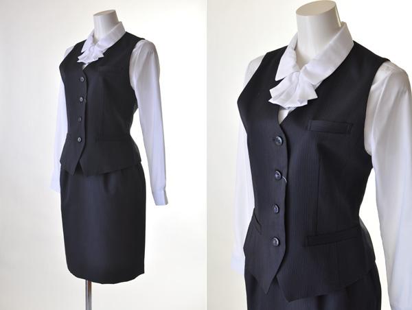 レディース 事務服 オフィス ビジネス 会社 企業 制服 ベストスーツ おしゃれ 5号-21号 スカート 日本製 仕事着 企業服 【AMZ】A270-6&370-17/B270-17&370-6/C268&368-6/D157&357-6/E260&360-2/F260&360-4/G216&316-1/H212-6&312-5(BL3F)