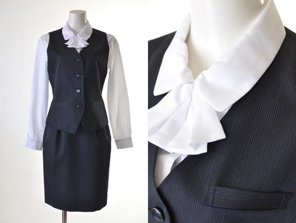 レディース 事務服 オフィス ビジネス 会社 企業 制服 ベストスーツ おしゃれ 5号-21号 スカート 日本製 仕事着 企業服 【AMZ】A270-6&370-17/B270-17&370-6/C268&368-6/D157&357-6/E260&360-2/F260&360-4/G216&316-1/H212-6&312-5(BL3F)