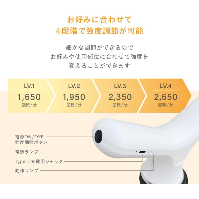 ボディシェイプローラー/MCB023K(ブラック)/MCB023W(ホワイト)