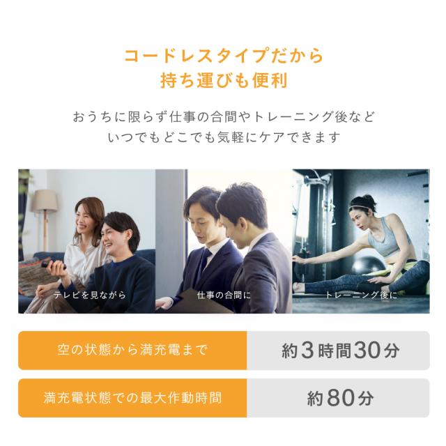 ボディシェイプローラー/MCB023K(ブラック)/MCB023W(ホワイト)