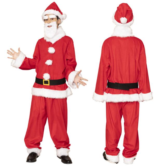 サンタ　コスプレ ウルトラベルベットサンタスーツ STD 【 コスプレ 衣装 服 メンズ サンタ サンタ服 コスチューム 仮装 男性用 大人用 クリスマス サンタクロース サンタコス 】 サンタ コスプレ ウルトラベルベットサンタスーツ STD 【 コスプレ