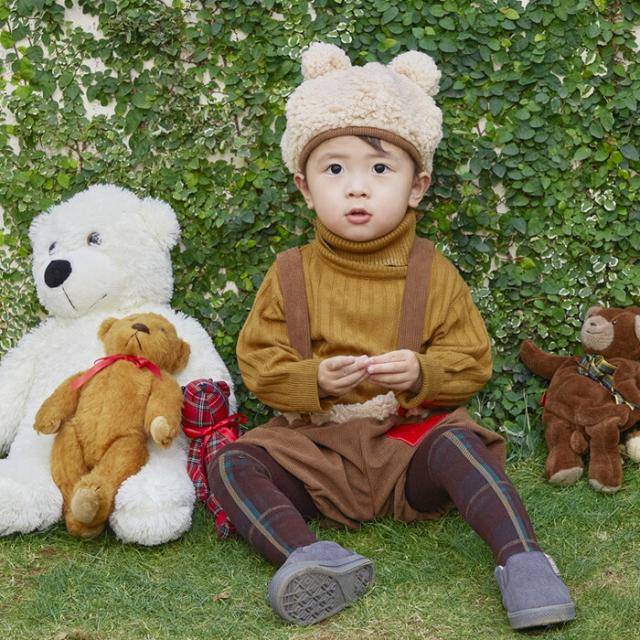 BABY くまみみカチューシャ 茶色 ブラウン