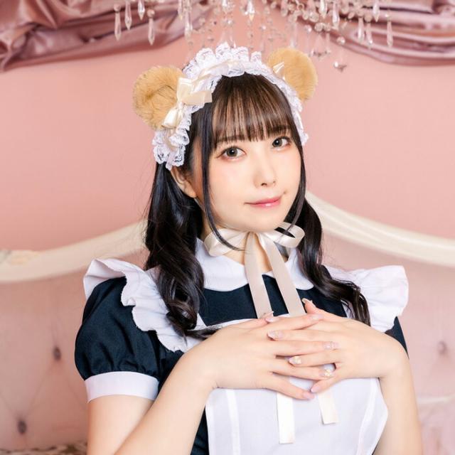 Lyrical palette ヘッドドレス くま ロリータ リボン レース クマ耳 