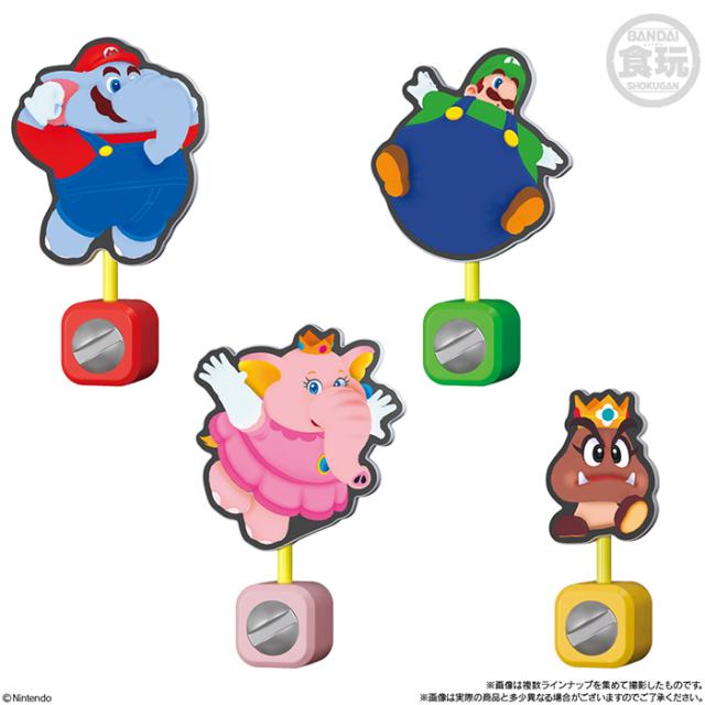 スーパーマリオワンダー パネルクリップスタンド 箱入り BOX 16個 スーパーマリオブラザーズ ワンダー パネルクリップスタンド (16