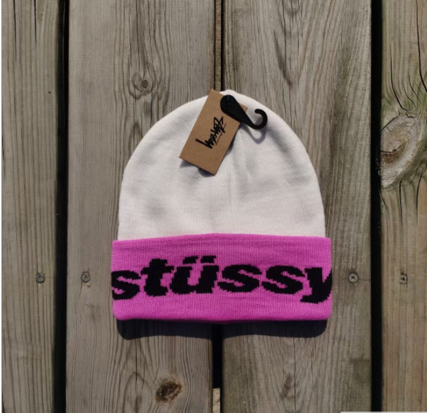 STUSSY HELVETICA JACQUARD BEANIEステューシー ニット帽 ビーニー 